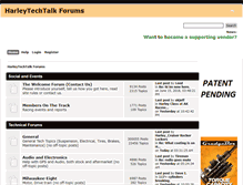 Tablet Screenshot of harleytechtalk.com